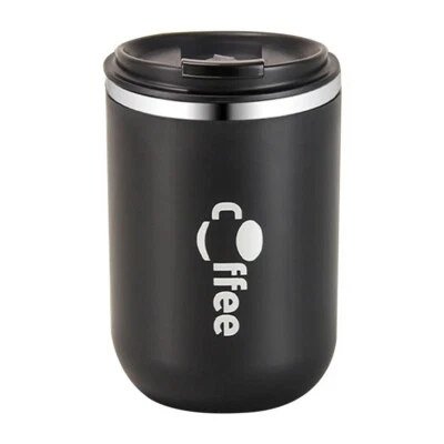 Taza de café termo de 500 ml de acero inoxidable con pajita frasco de café vaso de viaje Foto 1 de 4