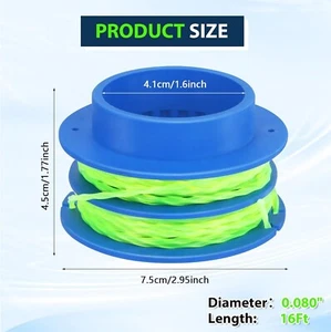 6 PKS KLS 124-03 Replacement Spool 0.080" Compatible with Kobalt 24-Volt Max - Picture 1 of 5