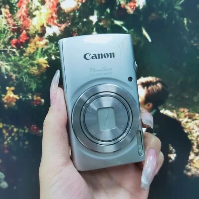 Canon PowerShot ELPH 180 HS 20MP Digital Camera Sliver - 85% New - Image 1 of 4