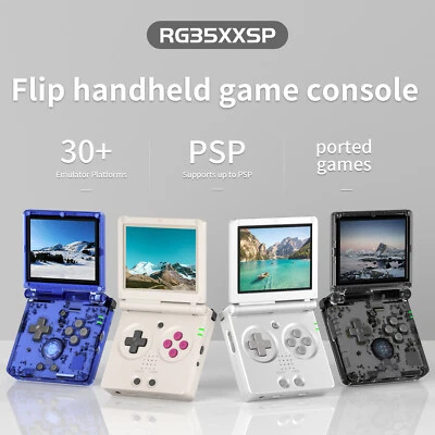 MARKENLOS ANBERNIC RG35XXSP Handheld Game Console 3.5" IPS Screen Open Flip Game Player