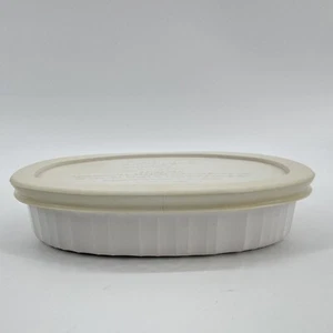 Vintage Corning Ware French White Oval Baking Mini Dish F-15-PC - Picture 1 of 8