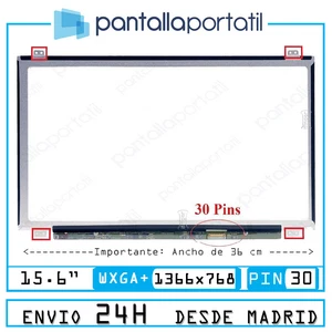 Pantalla LP156WHB(TP)(A1) 1366x768 30PIN EDP REPUESTO - Imagen 1 de 6