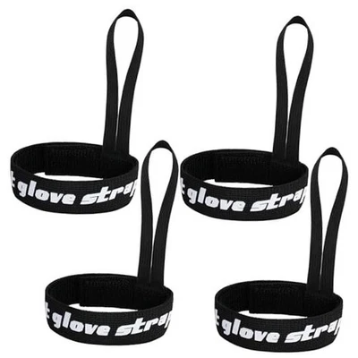  Correa de guante de esquí ajustable, correas de guante de esquí extendidas, esquí al aire libre negro Foto 1 de 4