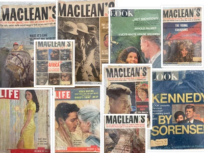 Vintage  Magazines- Lot of 10   Life/Maclean's/Look  - Great ads- Lot of 10 - Image 1 of 4