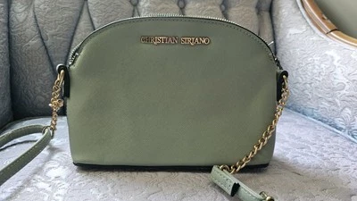 Vintage Christian Siriano For Payless Crossbody mint green Purse - Image 1 of 4