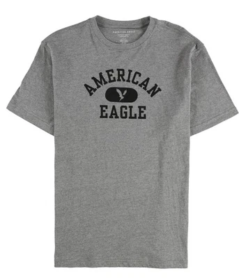 American Eagle Mens Print Graphic T-Shirt, Grey, Medium - Image 1 of 2