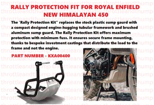 RALLY PROTECTION FIT FOR ROYAL ENFIELD NEW HIMALAYAN 450 - Afbeelding 1 van 5