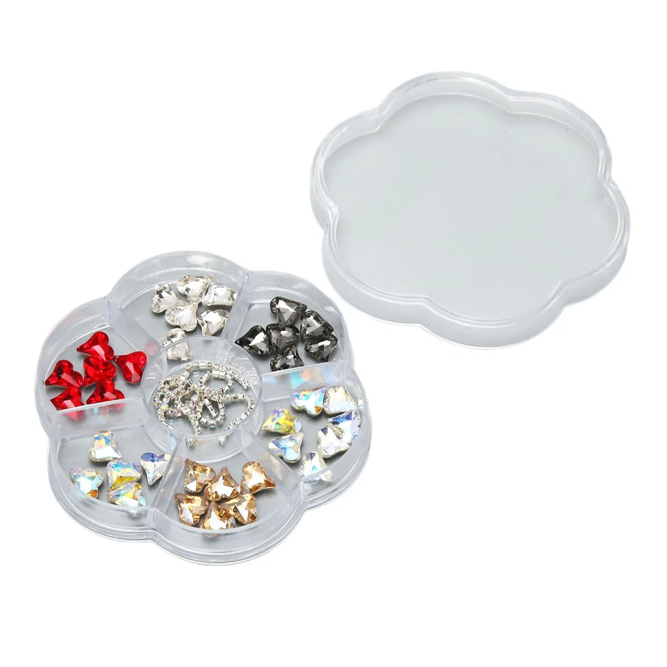 1 Caja Resina Arte en Uñas Adornos Brillantes Accesorios para Uñas Hágalo Usted Mismo Decoración Foto 1 de 4