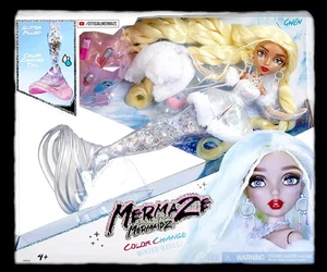 Mermaze Mermaidz Winter Waves Gwen Meerjungfrau mit Farbwechsel - Bild 1 von 8