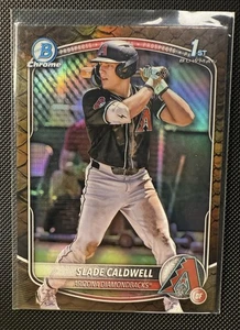 Slade Caldwell 2025 Bowman Chrome 1st Reptilian Refractor #BCP-21 Diamondbacks ⚾ - Picture 1 of 2