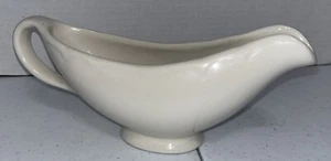 Homer Laughlin Salsa su ghiaia bianca 9" L crema/off vintage - Foto 1 di 5