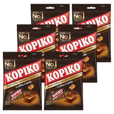 Kopiko Coffee Candy 4.23 oz Bag Hard Coffee Candy 6pk by US SELLER - Image 1 of 3