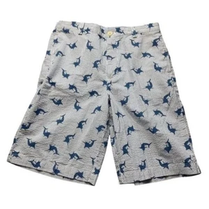 Nuevos Pantalones Cortos Vineyard Vines Niños Seersucker Swordfish Azul Talla 14 - Imagen 1 de 5