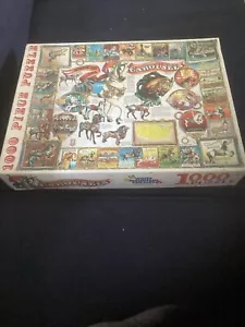 1998 HTF American Wooden Carousels Early 1900s Historical 1000 Piece Puzzle READ - Picture 1 of 7