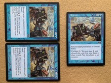 3x Rescind MtG Urza's Saga (lightly played)