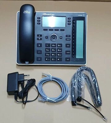 Audio codes 440HD IP phone black desk phone - Image 1 of 4