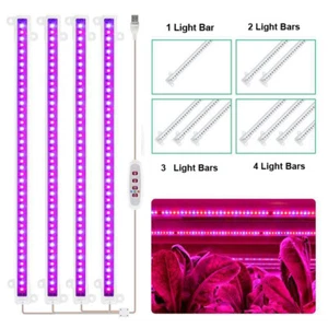 30CM Dimmable USB Led Grow Light Bar Strip Tube Full Spectrum Lamp for Plants - Picture 1 of 11