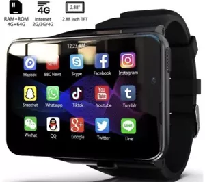 Reloj Pulsera 2.88" Pantalla Táctil 4G 9.0Android/iOS Doble Cámara 4GB+64GB - Imagen 1 de 23