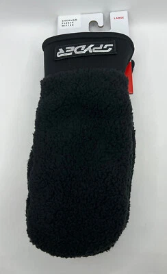 Guantes Spyder Sherman de invierno de lana negros para hombre nuevos con etiquetas Foto 1 de 4