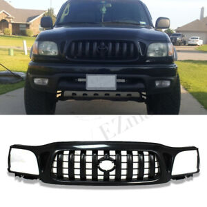 Textured Black for 2001 2002 2003 2004 Toyota Tacoma Front Bumper Grille Grill