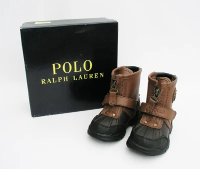 POLO RALPH LAUREN - CONQUERED HI - NIÑO PEQUEÑO TALLA 5 - PUNTERA TAPADA DE CUERO - 998825 Foto 1 de 4