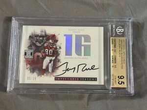 Panini Impecable Seasons Jerry Rice 2017/16 automático 10 BGS 9,5 gema como nuevo 49ers $ - Imagen 1 de 4