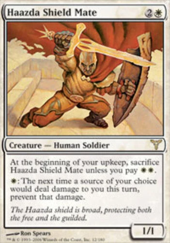 Haazda Shield Mate ~ Moderately Played Dissension MTG Magic UltimateMTG White Ca - Image 1 of 1