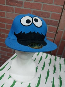 cookie monster flat brim