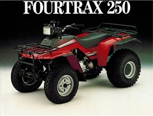 Genuine Honda Original Dealer Factory Sales Brochure Fourtrax 250 1986 - Picture 1 of 3