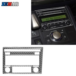 Carbon Fiber Central Console CD Panel Sticker Trim A For Lexus CT200h 2011-2017 - Imagen 1 de 12