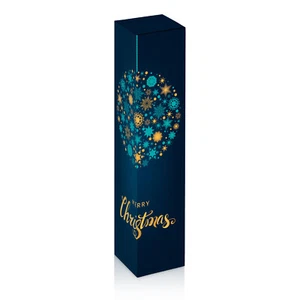 10 Stück Geschenkkarton für 1 Flasche "Weihnachtskugel" Präsentkarton Weinkarton - Bild 1 von 2