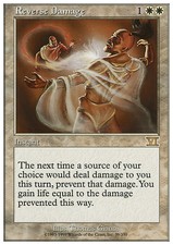 Magic the Gathering MTG Reverse Damage (39) Sixth Edition   LP