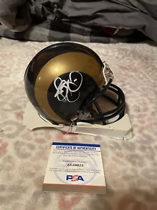 Jerome Bettis Signed Autographed Rams Mini Helmet Psa coa hof steelers - Picture 1 of 2