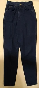 Vintage CHIC Indigo High Rise Mom Jean 80s Womens Size 8 Made USA Excellent Cond - Picture 1 of 9