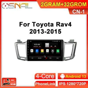 GPS Car Radio For Toyota RAV4 4 XA40 5 XA50 Auto Multimedia Video Player CarPlay - Picture 1 of 32