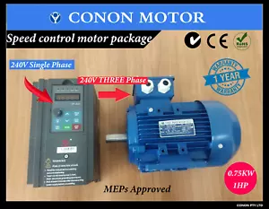 Single Phase variable frequency drive with Electric motor speed control package - Foto 1 di 3