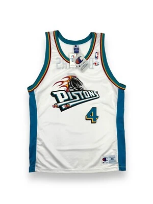 Vintage Detroit Pistons Champion Joe Dumars Signed Jersey Size XL (48) • NWT - Image 1 of 4