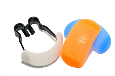 Pop Up Universal 3 Color Flash Diffuser Set for DSLR Camera Pop-Up Flash  - Image 1 of 2