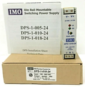 IMO DPS-1-018-24 *NEW* SWITCHING POWER SUPPLY 500mA (2D4) - Bild 1 von 8