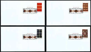 USA, SCOTT #3926-3929, SET OF 4 FDC COVERS RIO GRANDE BLANKETS IN DCP, YEAR 2005 - Picture 1 of 5