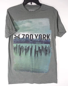 Zoo York Tee Shirt Men Small Gray Smolder Heather Cotton Polyester NWT - Picture 1 of 5