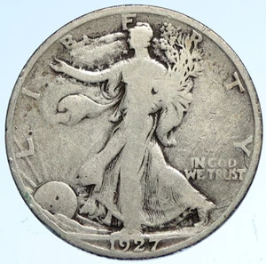 1927 S UNITED STATES US WALKING LIBERTY Silver Half Dollar Coin EAGLE i112494 - Picture 1 of 3