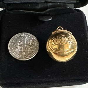 Vintage 1932 - Basketball Tests 14kt Yellow Gold Pendant Charm 5.5gm SJV - Picture 1 of 9