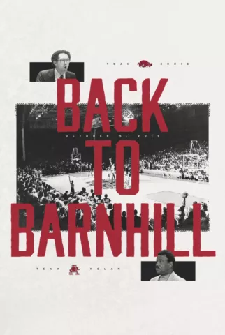 Arkansas Razorbacks Basketball 2019 Back to Barnhill Commemorative Poster 12x18 Cover