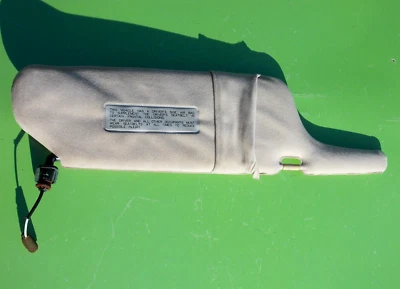 MITSUBISHI 3000GT 91-94 LEFT SUNVISOR ASSEMBLY MR716255 OEM GRAY VR-4 SL BASE - Image 1 of 4