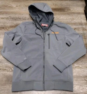 Simms Jacket Men's Gray Guide Series Fishing Hooded Full Zip Outdoor Size Small - Image 1 of 4