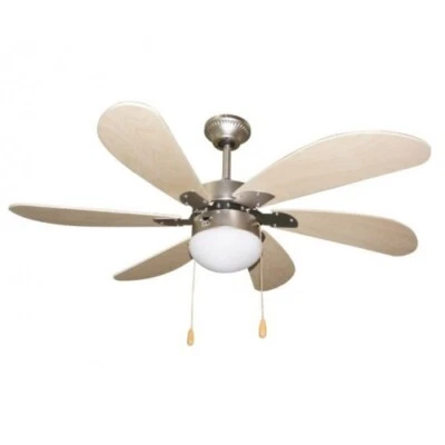 Ventilatore a Soffitto con Luce Lampada Lampadario Elettrico Regolatore Velocita - Immagine 1 di 4