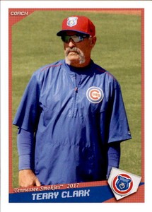 2017 Tennessee Smokies Grandstand #10 Terry Clark Pitching Coach Baseball Card