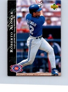 VINTAGE BASEBALL CARD 1995 POST CANADIAN CARD #2  ROBERTO ALOMAR  NO11 