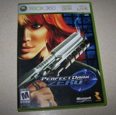 MICROSOFT X BOX 360 PERFECT DARK ZERO M-MATURE 2005 VIDEO GAME - Image 1 of 3